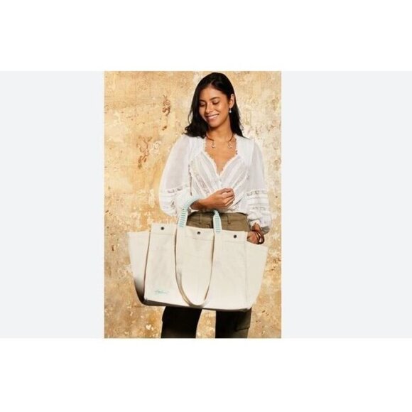 AIMEE KESTENBERG Jumbo You're My Everything XL canvas tote - Off white - Picture 2 of 7